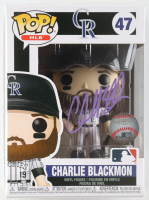 Charlie Blackmon Signed Rockies #47 Funko! Pop Figure (JSA) at PristineAuction.com