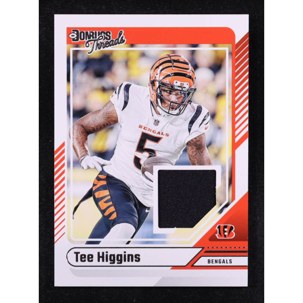 Tee Higgins 2024 Donruss Threads #8 at PristineAuction.com