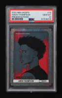 Amen Thompson 2023-24 Hoops Presentations #18 RC (PSA 10) at PristineAuction.com