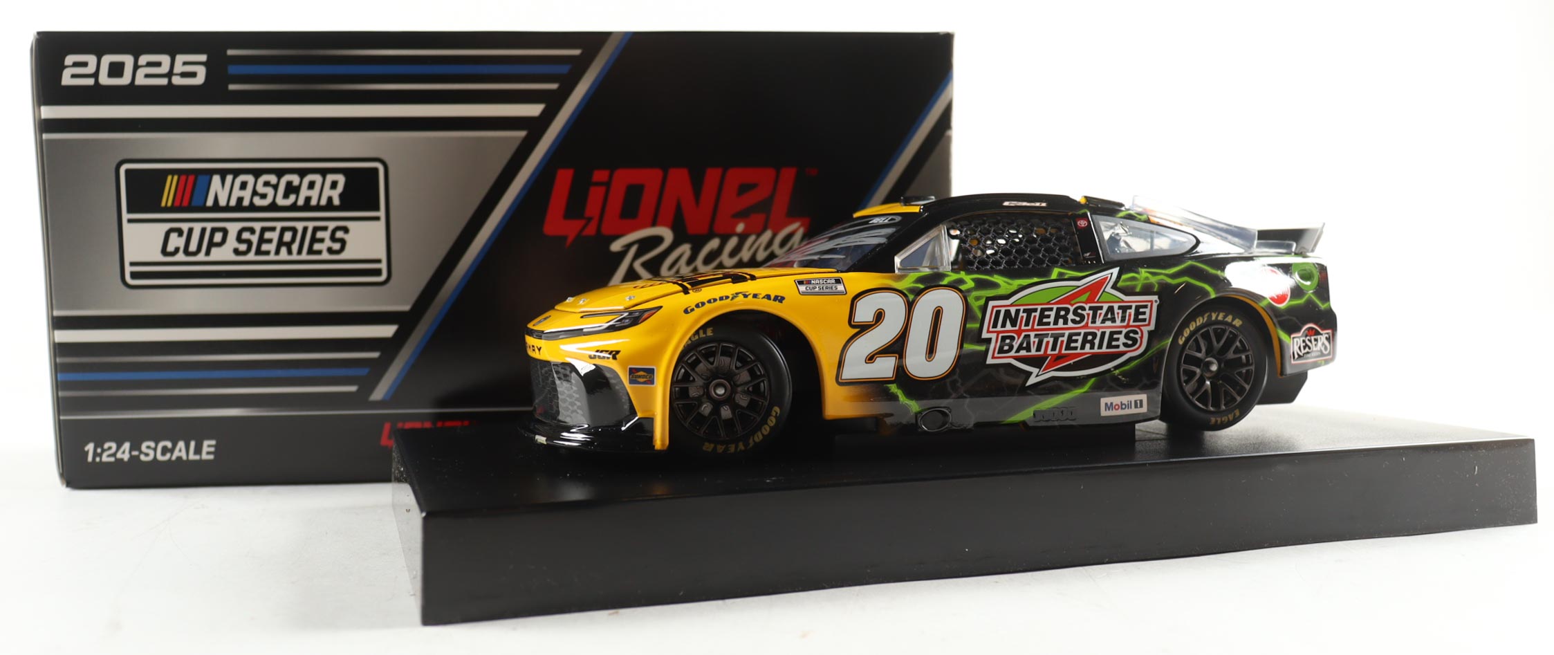 Christopher Bell Signed 2024 #20 DeWalt/Interstate Batteries 1:24 Diecast Car (Bell) at PristineAuction.com Christopher Bell Signed 2024 #20 DeWalt/Interstate Batteries 1:24 Diecast Car (Bell) at PristineAuction.com