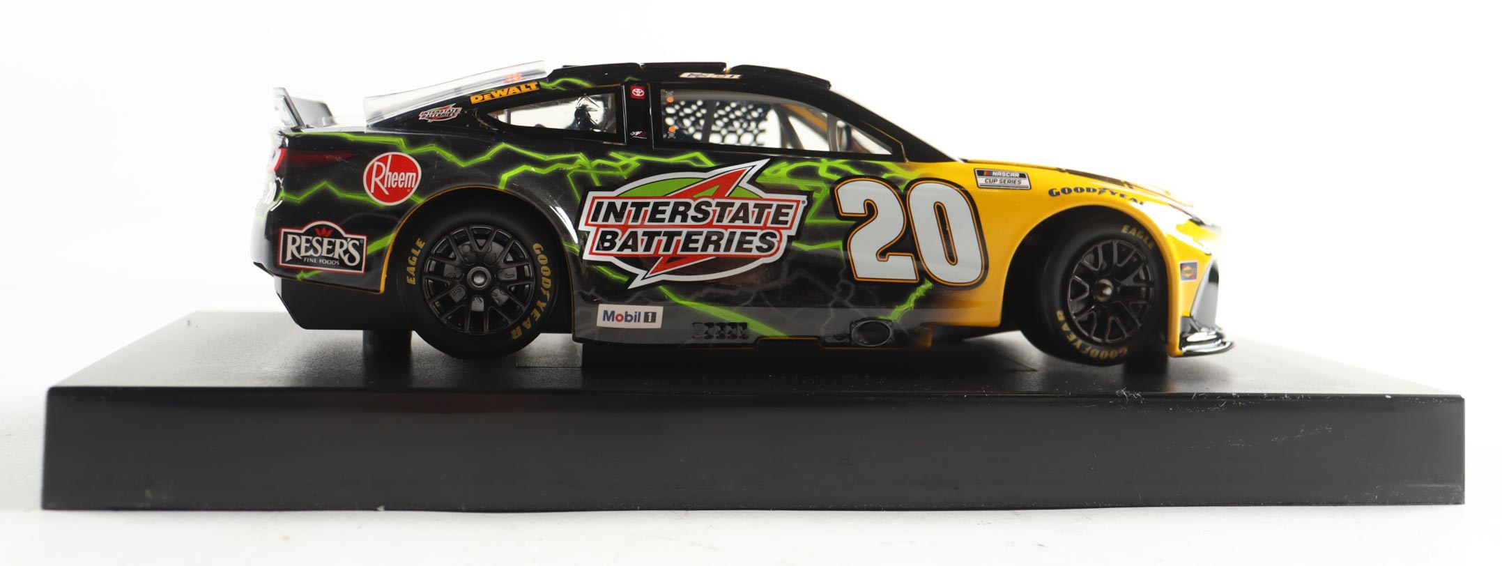 Christopher Bell Signed 2024 #20 DeWalt/Interstate Batteries 1:24 Diecast Car (Bell) at PristineAuction.com Christopher Bell Signed 2024 #20 DeWalt/Interstate Batteries 1:24 Diecast Car (Bell) at PristineAuction.com
