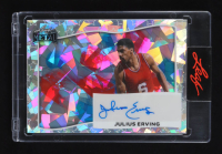 Julius Erving 2025 Leaf Metal Independence Day Popsicle Crystal Auto #BA-JE1 #1/4 at PristineAuction.com