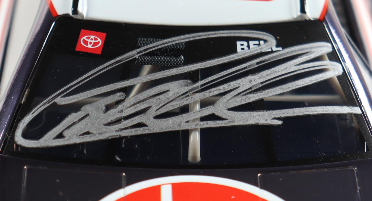 Christopher Bell Signed 2025 #20 Rheem Camry Color Chrome | 1:24 Diecast Car (Bell) at PristineAuction.com Christopher Bell Signed 2025 #20 Rheem Camry Color Chrome | 1:24 Diecast Car (Bell) at PristineAuction.com