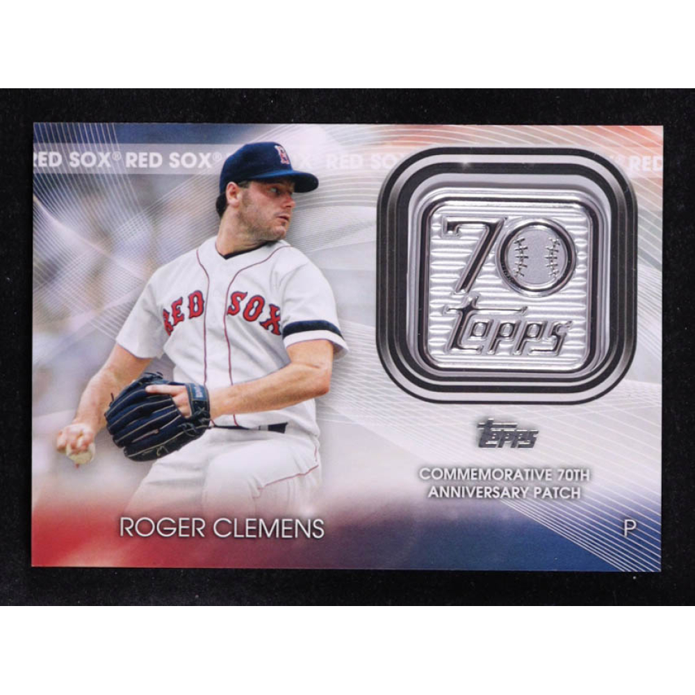 Roger Clemens 2021 Topps 70th Anniversary Commemorative Logo Patches S2 #T70PRCL at PristineAuction.com
