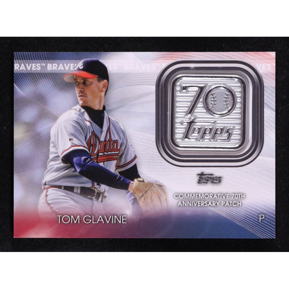 Tom Glavine 2021 Topps Update 70th Anniversary Logo Patches #T70PTG at PristineAuction.com