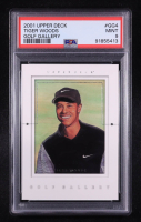 Tiger Woods 2001 Upper Deck Gallery #GG4 RC (PSA 9) at PristineAuction.com