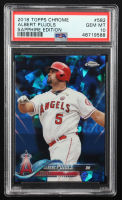 Albert Pujols 2018 Topps Chrome Sapphire Edition #582 (PSA 10) at PristineAuction.com