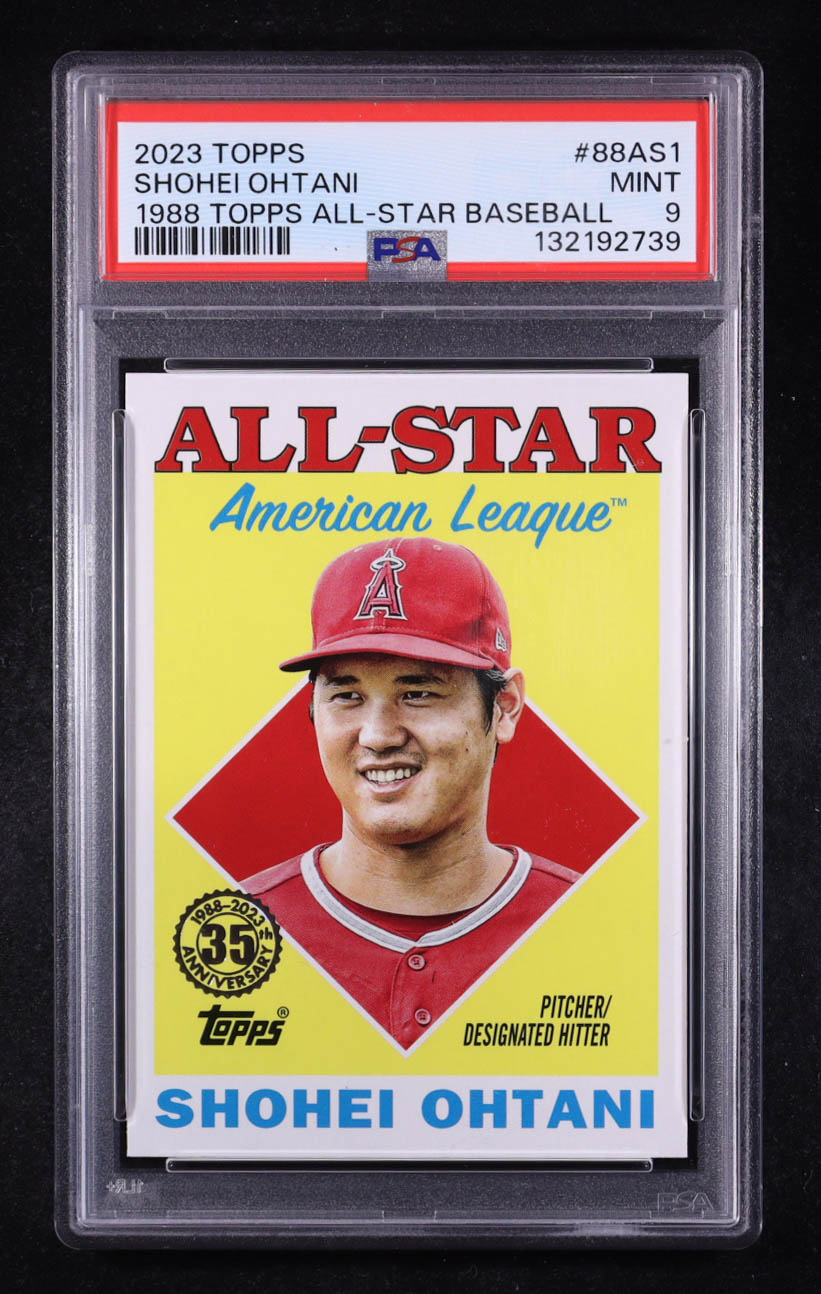 Shohei Ohtani 2023 Topps '88 Topps All Star #88AS1 (PSA 9) at PristineAuction.com Shohei Ohtani 2023 Topps '88 Topps All Star #88AS1 (PSA 9) at PristineAuction.com