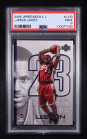 LeBron James 2005-06 Upper Deck LeBron James #LJ19 (PSA 9) at PristineAuction.com