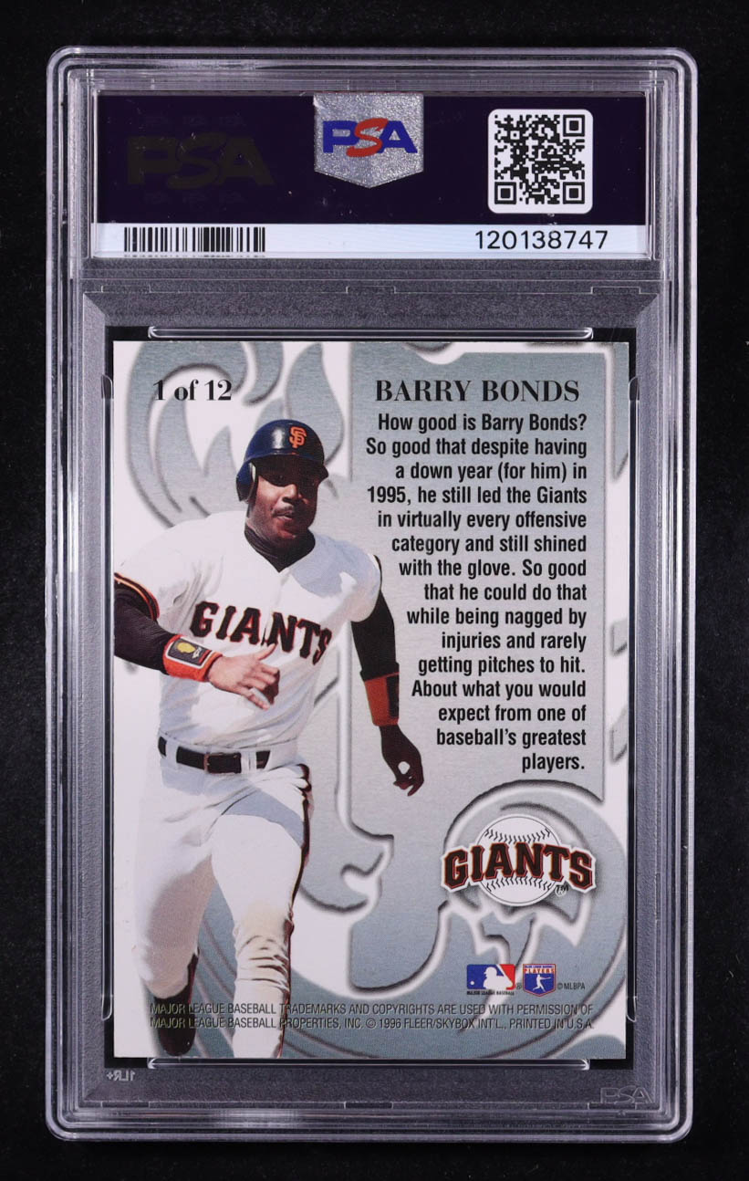 Barry Bonds 1996 Metal Universe Mother Lode #1 (PSA 9) at PristineAuction.com Barry Bonds 1996 Metal Universe Mother Lode #1 (PSA 9) at PristineAuction.com