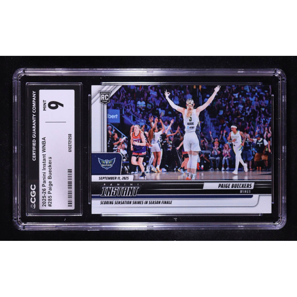 Paige Bueckers 2025-26 Panini Instant WNBA #285 RC (CGC 9) at PristineAuction.com