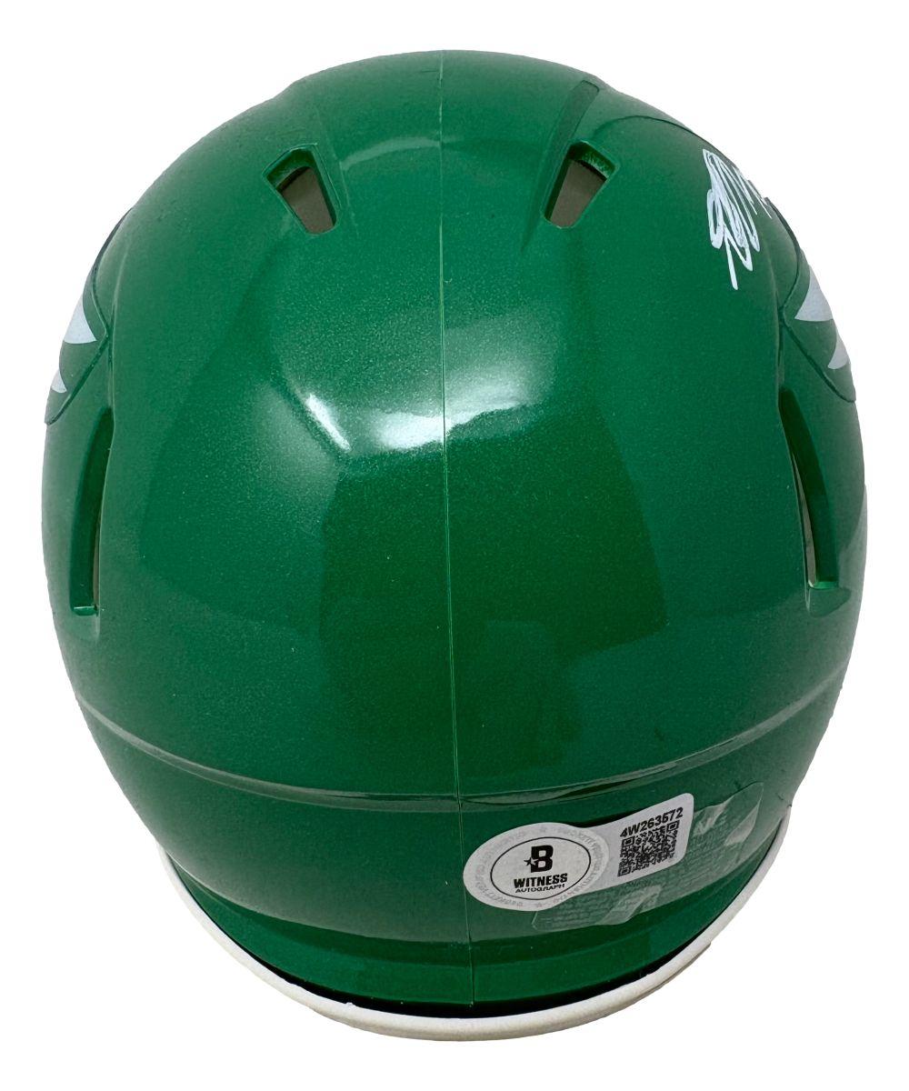 DeSean Jackson Signed Eagles Throwback Speed Mini Helmet (Beckett) at PristineAuction.com DeSean Jackson Signed Eagles Throwback Speed Mini Helmet (Beckett) at PristineAuction.com