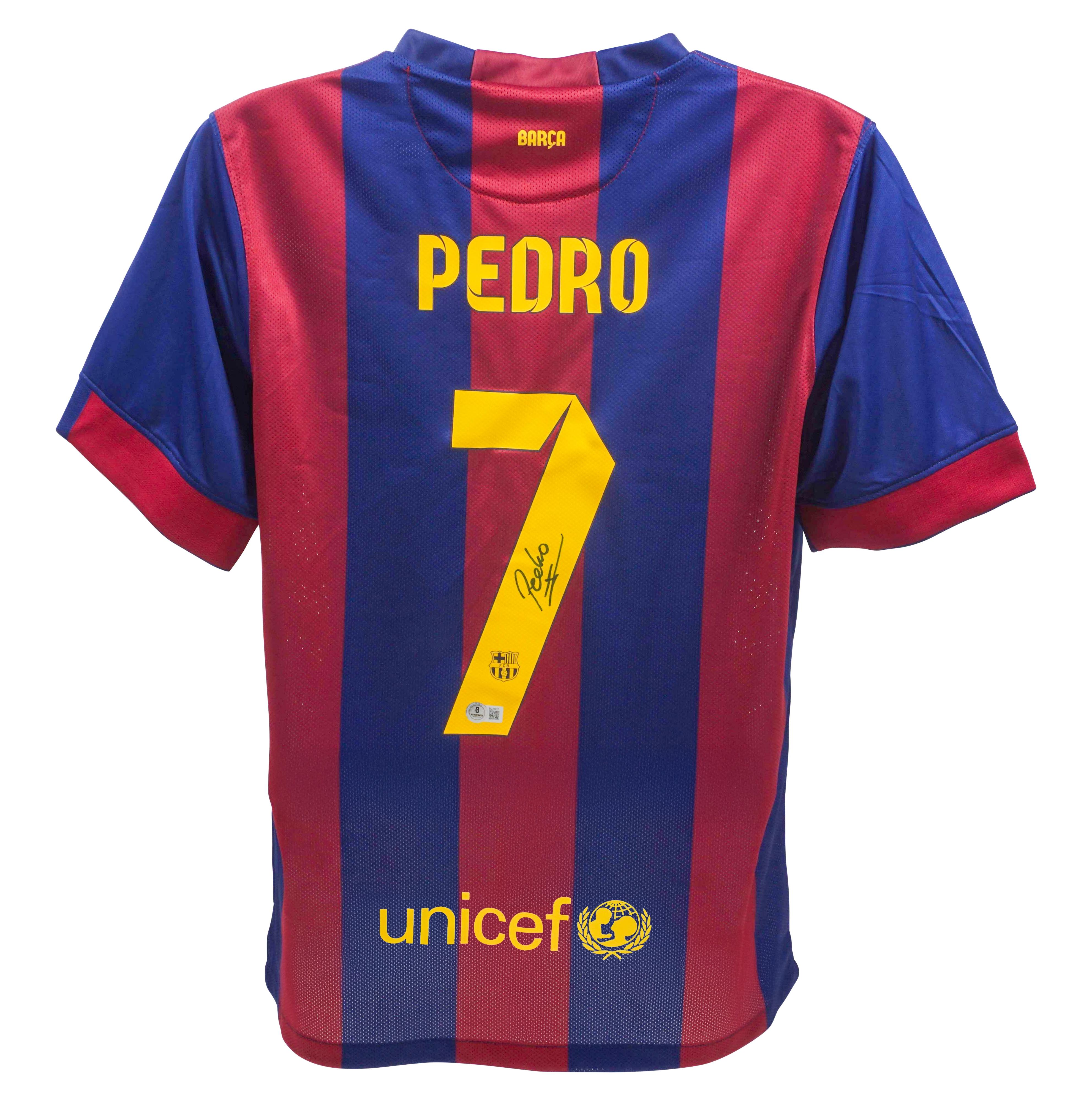 Pedro Signed Barcelona Nike Authentic Jersey (Beckett) at PristineAuction.com Pedro Signed Barcelona Nike Authentic Jersey (Beckett) at PristineAuction.com