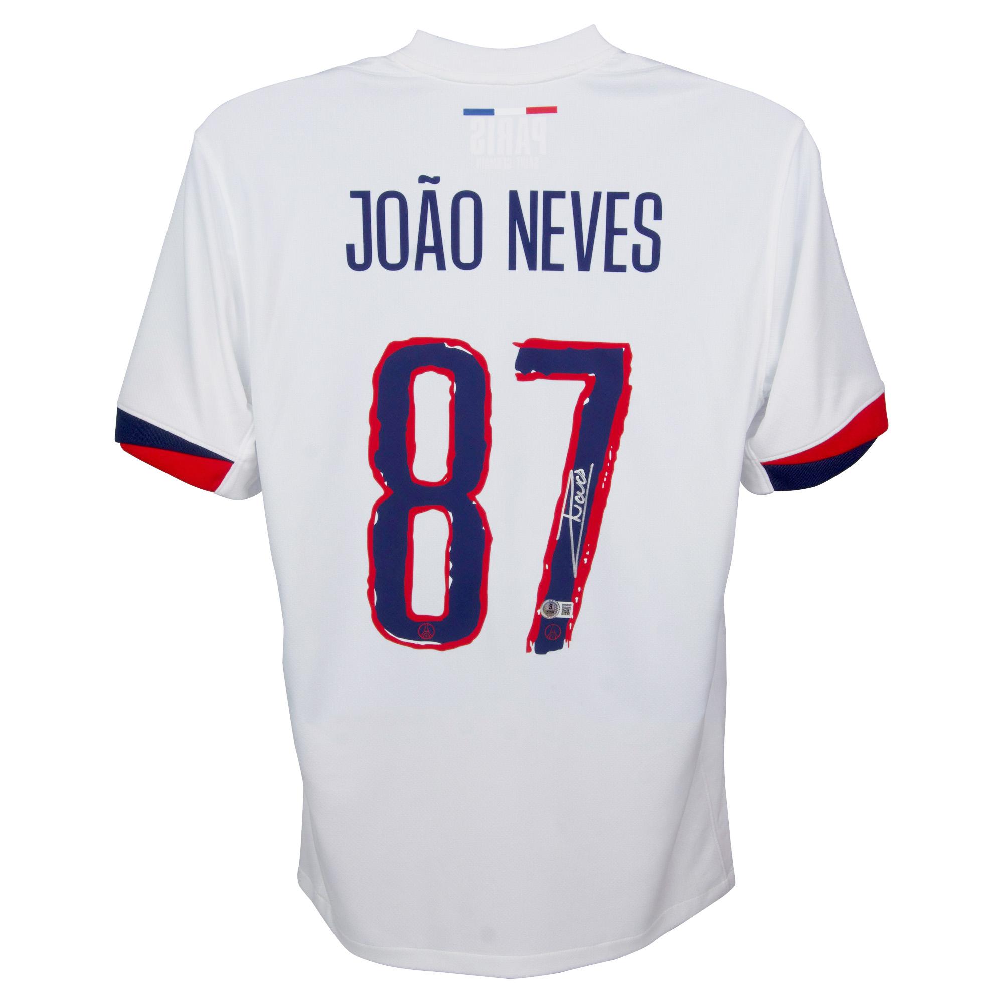 Joao Neves Signed Paris Saint-Germain Nike Authentic Jersey (Beckett) at PristineAuction.com Joao Neves Signed Paris Saint-Germain Nike Authentic Jersey (Beckett) at PristineAuction.com