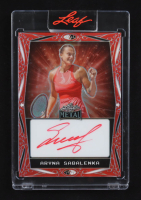 Aryna Sabalenka 2024 Leaf Metal Red Auto #MI-AS1 #127/199 at PristineAuction.com