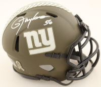 Lawrence Taylor Signed Giants Salute To Service Alternate Speed Mini Helmet (JSA) at PristineAuction.com