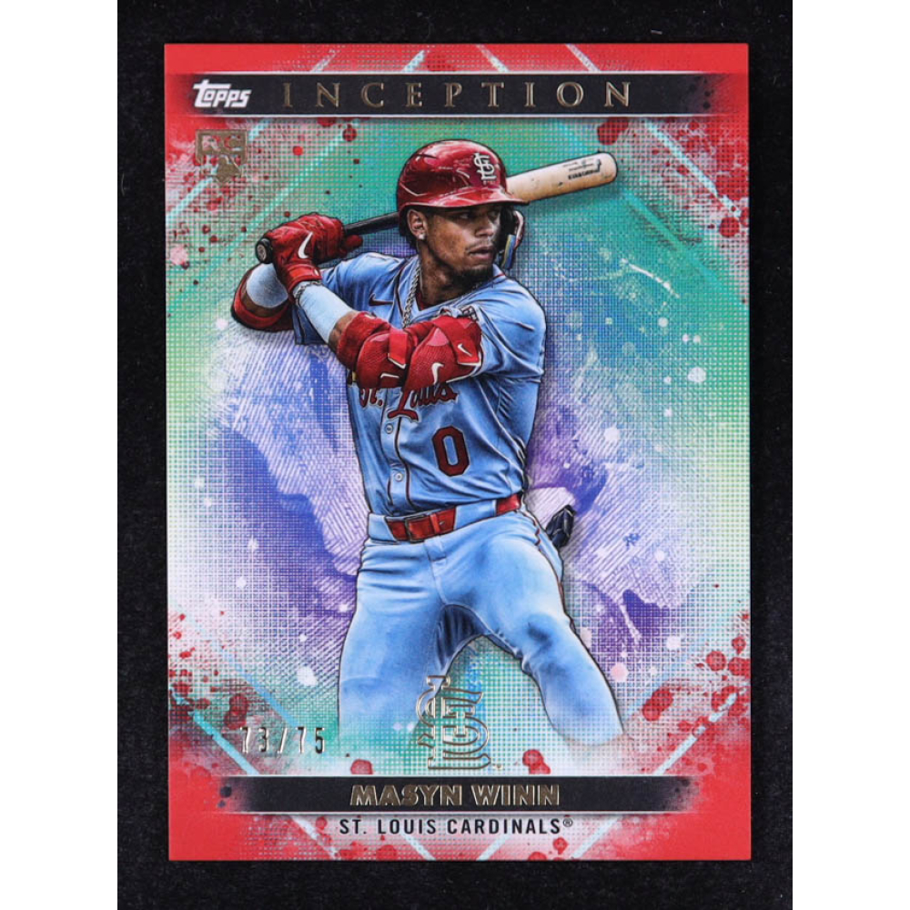 Masyn Winn 2024 Topps Inception Red #33 #73/75 RC at PristineAuction.com