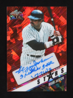 Reggie Jackson 2024 Leaf Metal Gold Leaf Stars Red Crystal Auto #GLS-RJ1 #2/4 at PristineAuction.com