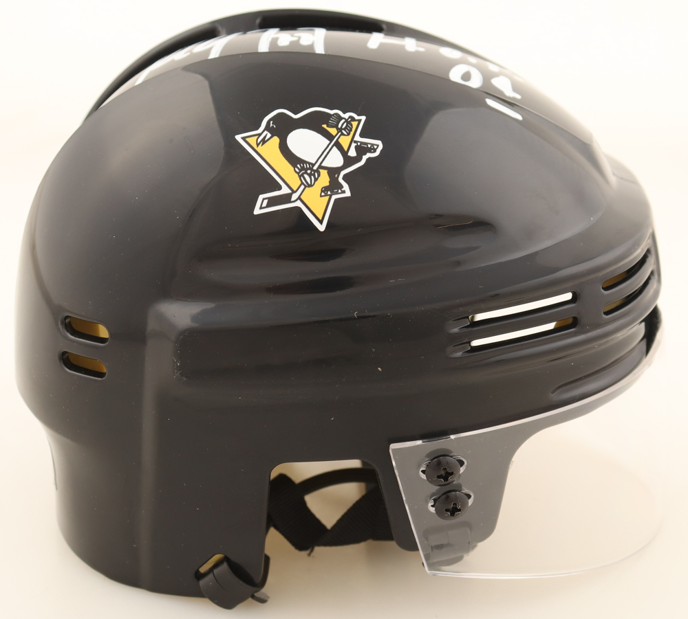 Paul Coffey Signed Penguins Mini Helmet Inscribed "HOF 04" (JSA) at PristineAuction.com Paul Coffey Signed Penguins Mini Helmet Inscribed "HOF 04" (JSA) at PristineAuction.com