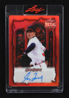 Greg Maddux 2025 Leaf Metal Halloween Blood Auto #BA-GM1 #1/13 at PristineAuction.com