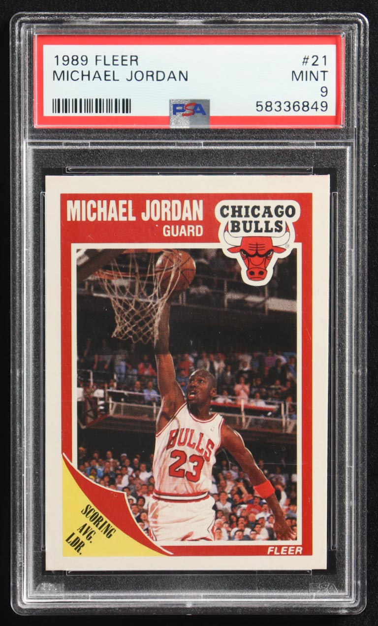 Michael Jordan 1989-90 Fleer #21 (PSA 9) at PristineAuction.com Michael Jordan 1989-90 Fleer #21 (PSA 9) at PristineAuction.com