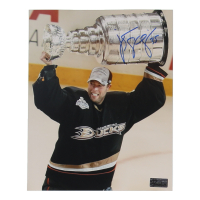 Jean-Sebastien Giguere Signed Ducks 8x10 Photo (Premium Autographs) at PristineAuction.com