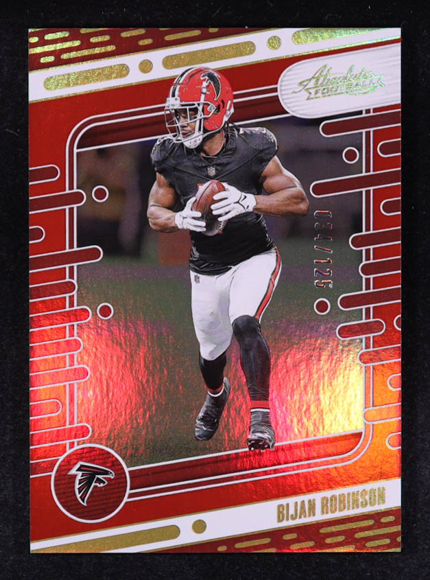 Bijan Robinson 2024 Absolute Spectrum Red #5 #034/125 at PristineAuction.com Bijan Robinson 2024 Absolute Spectrum Red #5 #034/125 at PristineAuction.com