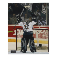 Jean-Sebastien Giguere Signed Ducks 8x10 Photo (Premium Autographs) at PristineAuction.com