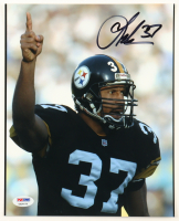 Carnell Lake Signed Steelers 8x10 Photo (PSA) at PristineAuction.com
