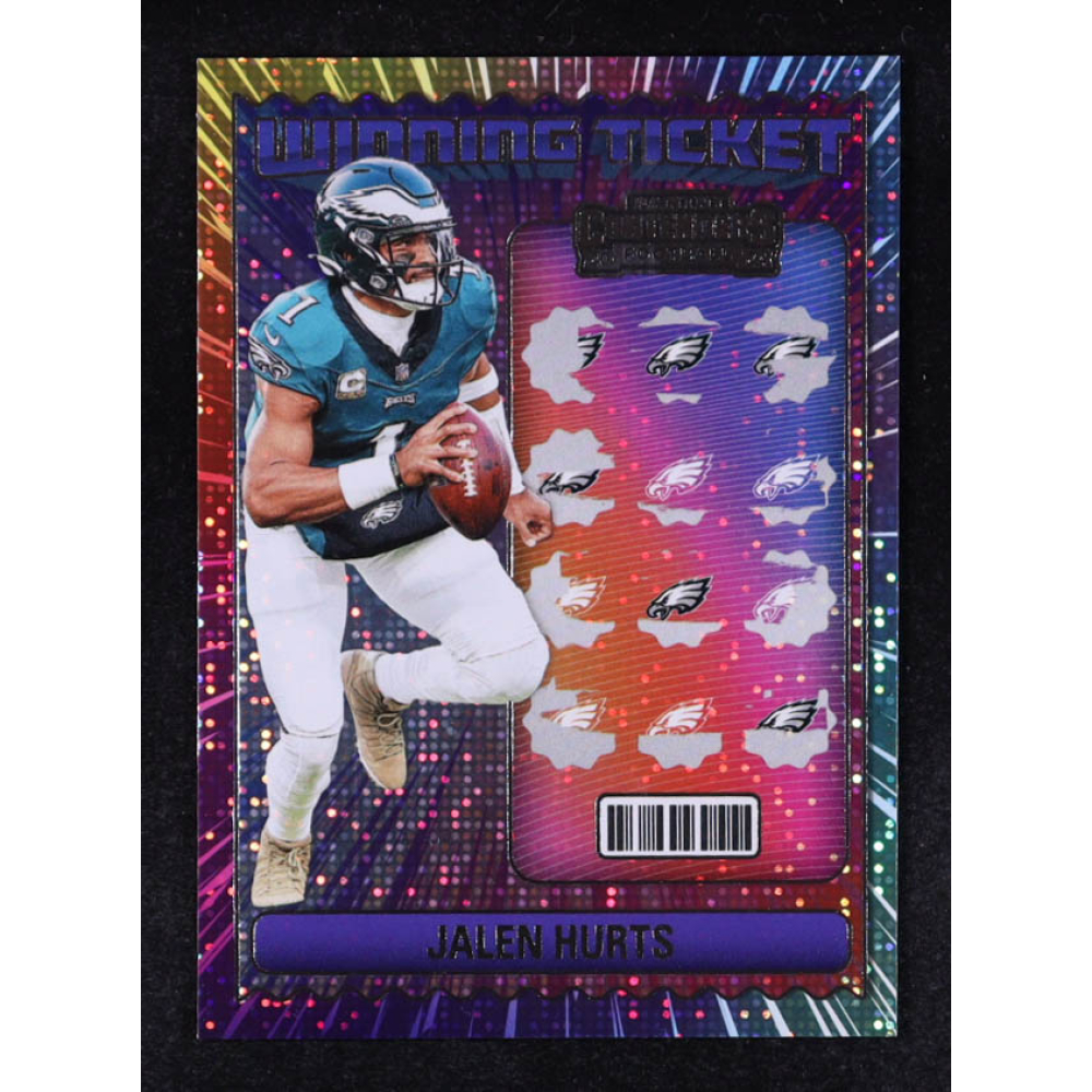 Jalen Hurts 2024 Panini Contenders Winning Ticket #3 at PristineAuction.com