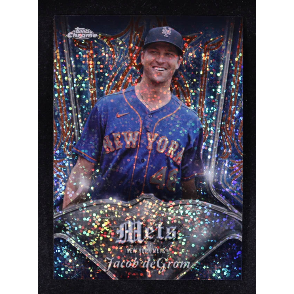 Jacob deGrom 2022 Topps Chrome Club Plaques #P23 at PristineAuction.com