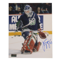 Jean-Sebastien Giguere Signed Whalers 8x10 Photo (Premium Autographs) at PristineAuction.com