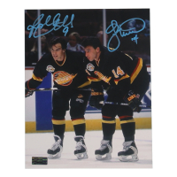 Russ Courtnall & Geoff Courtnall Signed Canucks 8x10 Photo (Premium Autographs) at PristineAuction.com