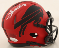 Thurman Thomas Signed Bills Rave Alternate Speed Mini Helmet (JSA) at PristineAuction.com