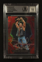 "Stone Cold" Steve Austin Signed 2023 Select WWE Prizms Maroon #128 #094/149 (Beckett | Auto Grade BGS 10) at PristineAuction.com