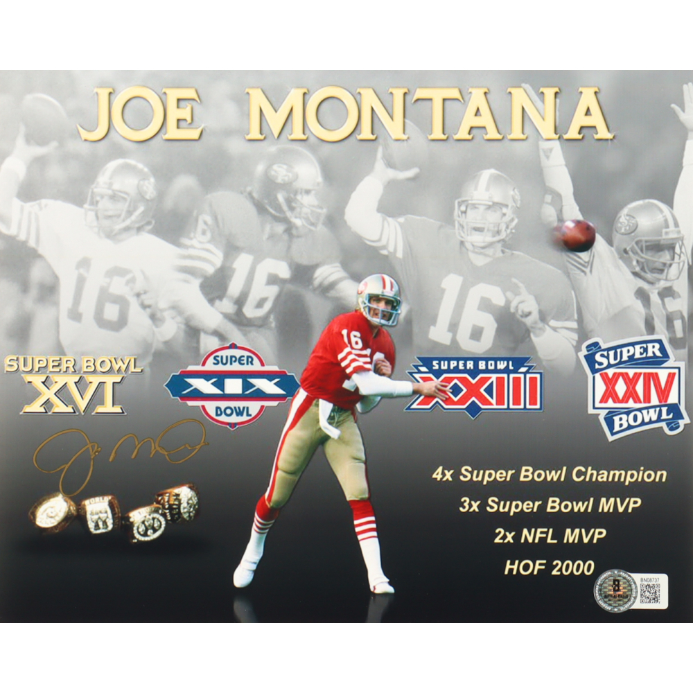 Joe Montana Signed 49ers 8x10 Photo (Beckett) at PristineAuction.com
