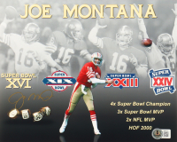 Joe Montana Signed 49ers 8x10 Photo (Beckett) at PristineAuction.com