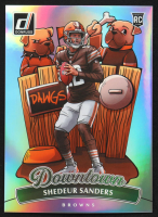 Shedeur Sanders 2025 Donruss Downtown! Oversize #17 RC at PristineAuction.com