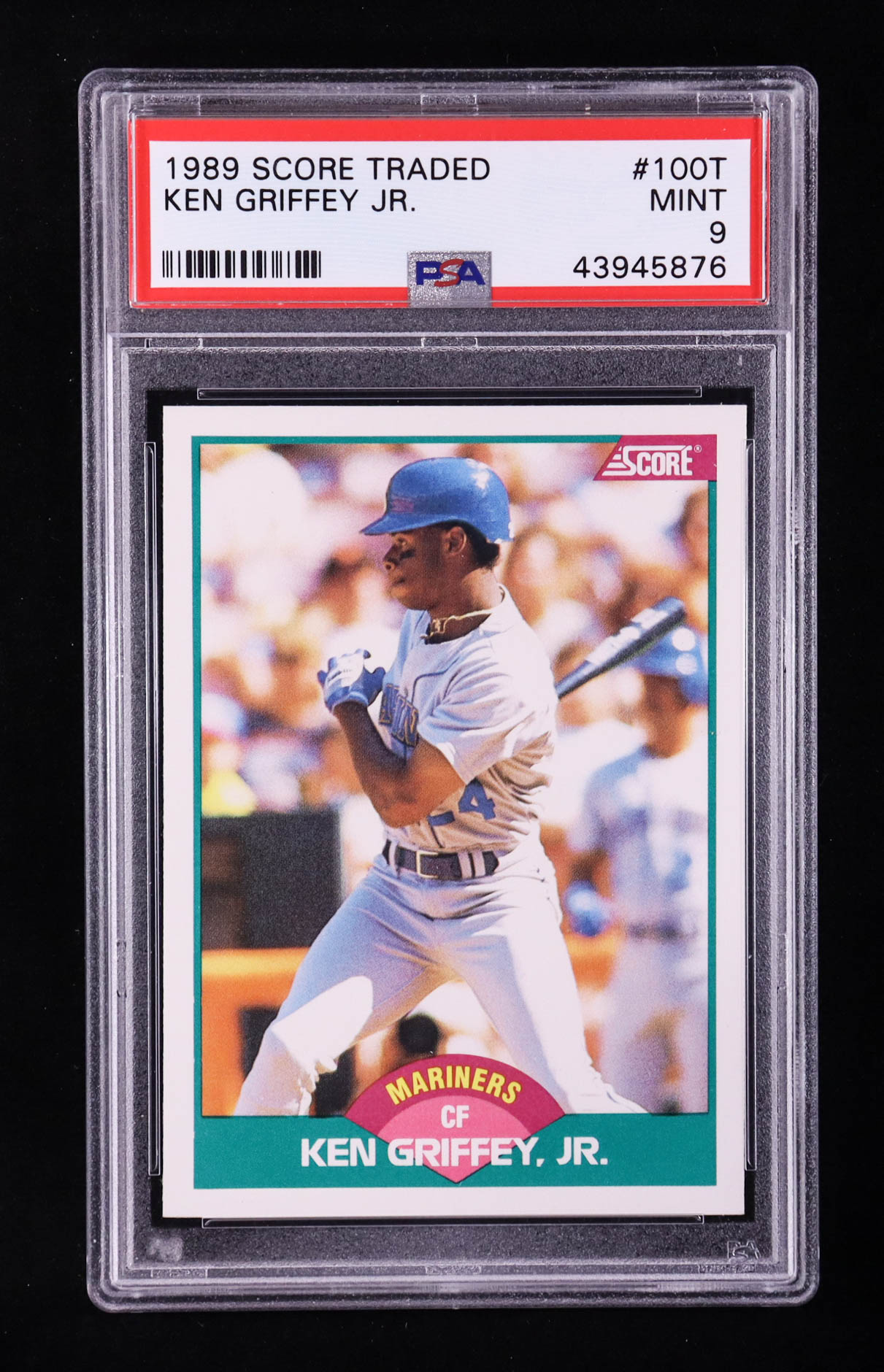 Ken Griffey Jr. 1989 Score/Traded #100T RC (PSA 9) at PristineAuction.com Ken Griffey Jr. 1989 Score/Traded #100T RC (PSA 9) at PristineAuction.com