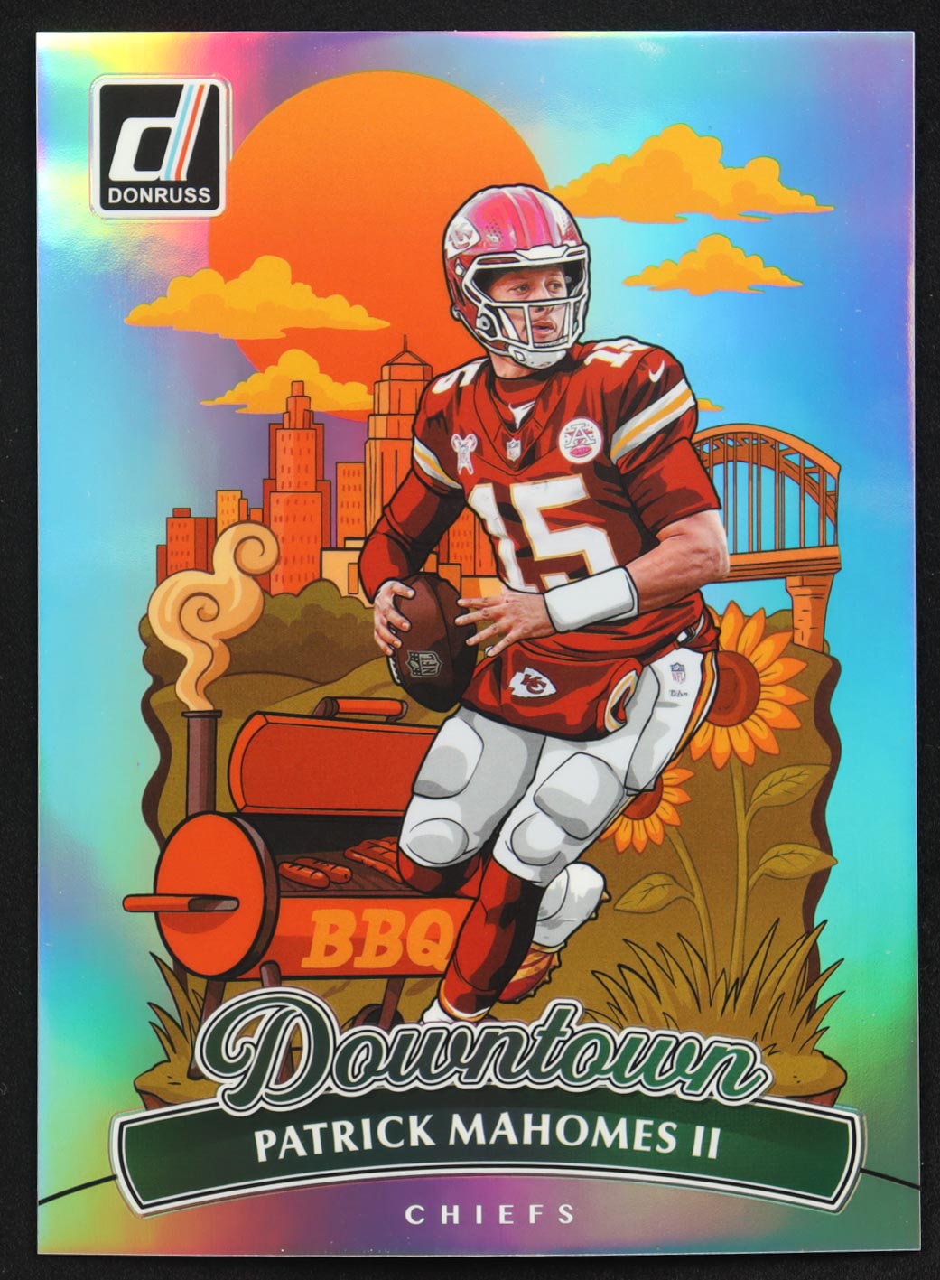 Patrick Mahomes II 2025 Donruss Downtown! Oversize #8 at PristineAuction.com Patrick Mahomes II 2025 Donruss Downtown! Oversize #8 at PristineAuction.com