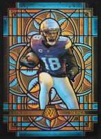 Justin Jefferson 2025 Panini Mosaic Stained Glass Oversized #16 at PristineAuction.com