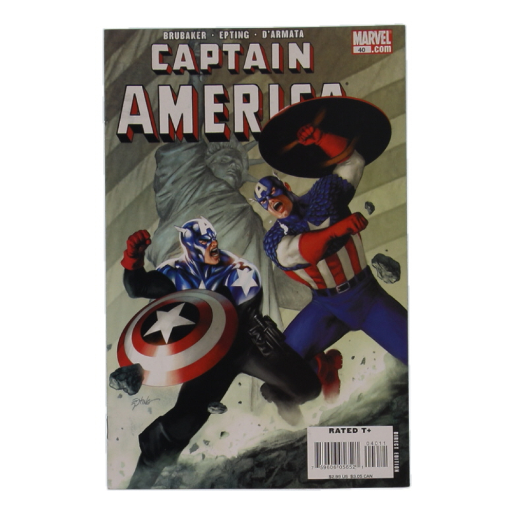 2008 "Captain America" Issue #40 Marvel Comic Book at PristineAuction.com