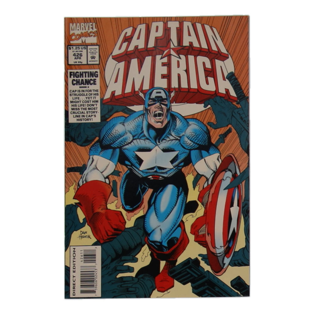 1994 "Captain America" Issue #426 Marvel Comic Book at PristineAuction.com
