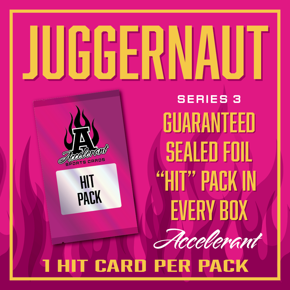 Accelerant "JUGGERNAUT SERIES 3" Mystery Box at PristineAuction.com Accelerant "JUGGERNAUT SERIES 3" Mystery Box at PristineAuction.com