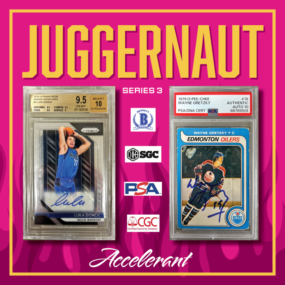 Accelerant "JUGGERNAUT SERIES 3" Mystery Box at PristineAuction.com