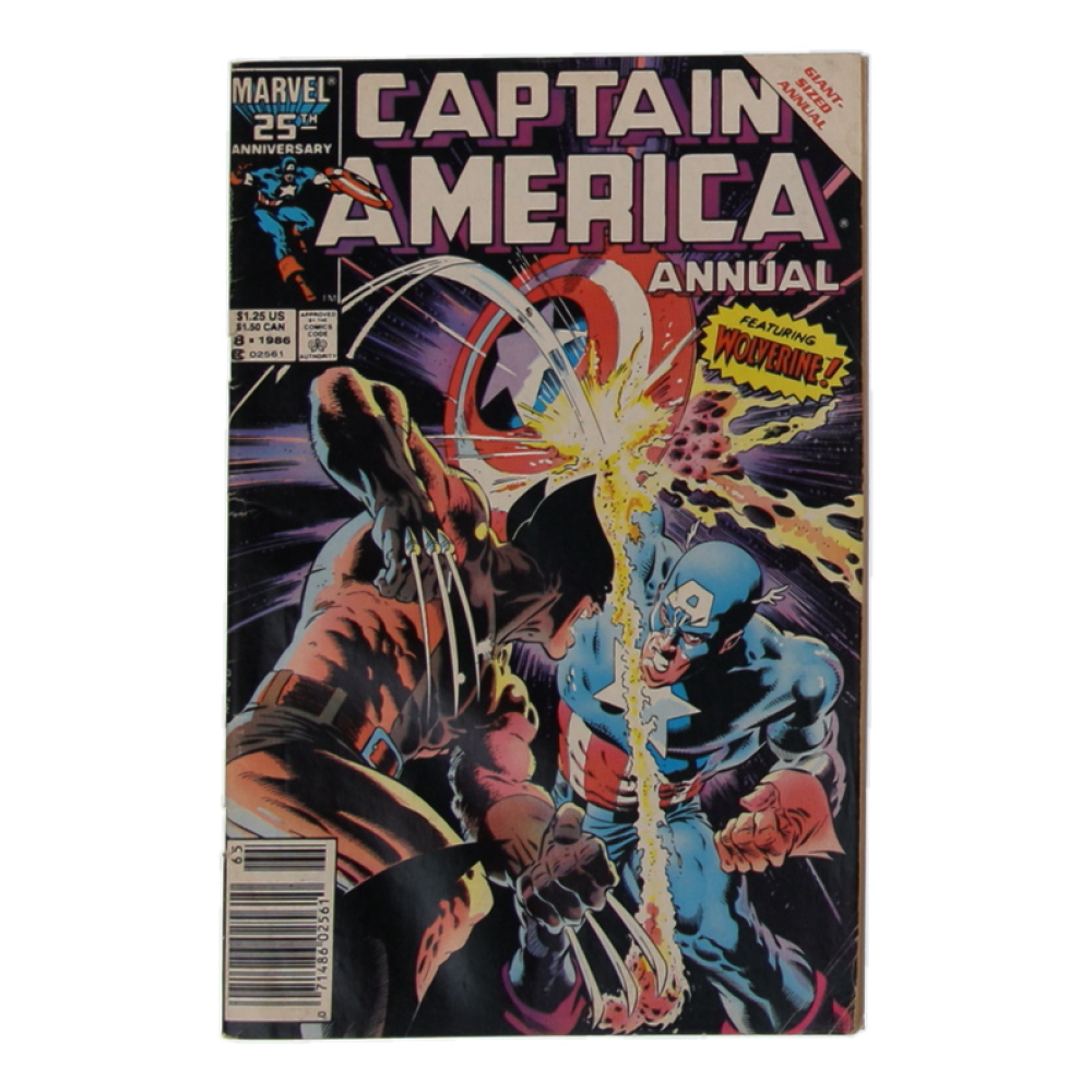 1986 "Captain America" Issue #8 Marvel Comic Book at PristineAuction.com
