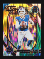 Josh Allen 2024 Select Prizm Green and Yellow Shock #225 at PristineAuction.com