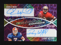 Charlie Ward / Danny Wuerffel 2025 Leaf Vivid Colorful Combos Lazer Auto #CC-5 #4/7 at PristineAuction.com