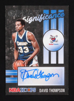David Thompson 2020-21 Hoops Great SIGnificance #29 at PristineAuction.com