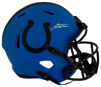 Jonathan Taylor Signed Colts Full-Size Rave Alternate Speed Helmet (Schwartz) at PristineAuction.com